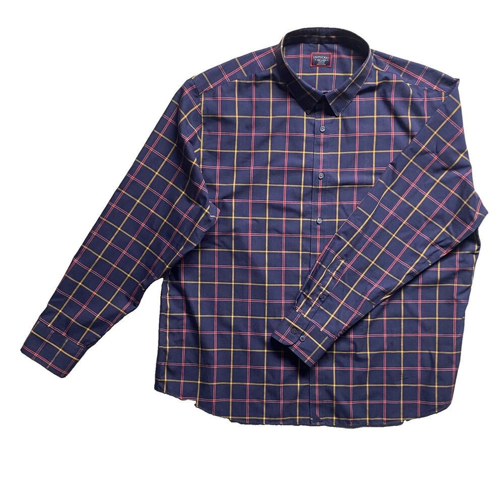 Lot of 7 UNTUCKit Mens 3XL Regular Fit Wrinkle-Free Dress Shirts Cotton - Picture 11 of 16